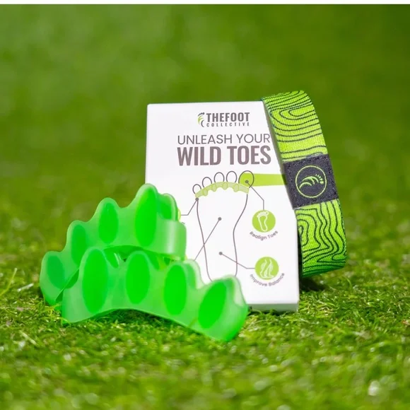 Vivo barefoot Natural Cork Massage Ball & Wild Toes Set New - Picture 9 of 11